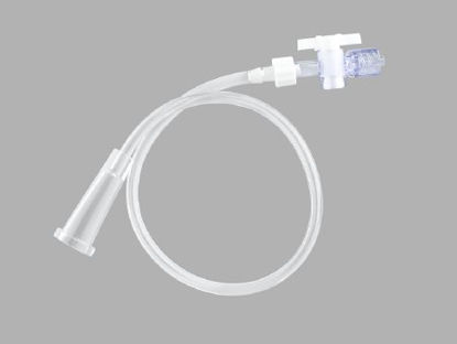Picture of Connecting Tube Cook® Outer Diameter 14 Fr., Length 30 cm, With Stopcock, Drainage Bag Connector, Sterile, DisposableG02898