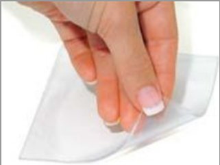 Picture of Adhesive Sheeting Visco-Gel® 4 X 6 Inch, Self-Adhesive, Clear Cover, Silicone, 2 mm Thick3081
