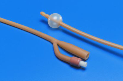 Picture of Foley Catheter Kenguard™ 2-Way Standard Tip 5 cc Balloon 26 Fr. Silicone Oil Coated Latex3573