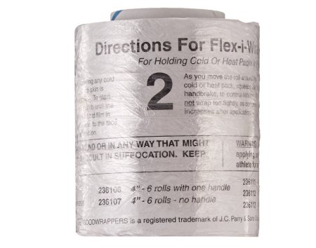 Picture of Plastic Film Wrap Flex-I-Wrap™ 4 Inch X 650 Foot Standard Compression Self-adherent Closure Clear NonSterile236107