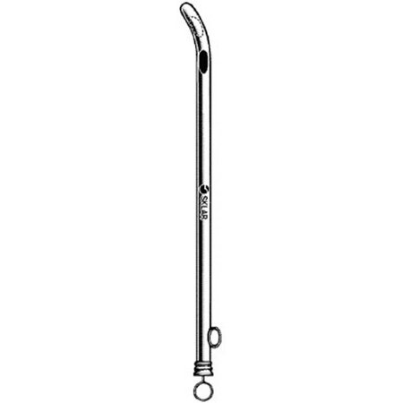 Picture of Urinary Drainage Catheter Sklar® Premium OR Grade Straight Tip Chrome Plated Stainless Steel 16 Fr. 5-3/4 Inch85-2216