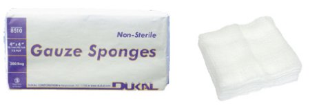 Picture of Gauze Sponge Basic Care Cotton 8-Ply 2 X 2 Inch Square NonSterile8505