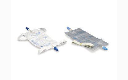 Picture of Urinary Leg Bag Medact® Anti-Reflux Valve Sterile Fluid Path 600 mL Vinyl2555