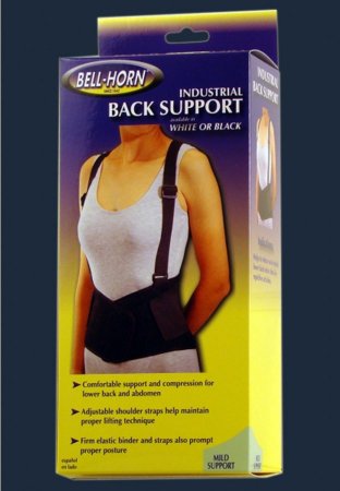 Picture of Back Support Bell-Horn® Industrial X-Large Hook and Loop Closure 42 to 50 Inch Waist Circumference 8 Inch width Adult170XL