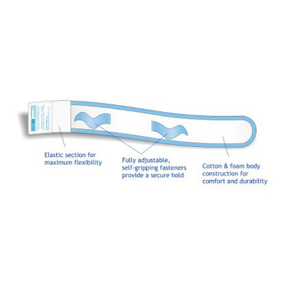 Picture of Leg Bag Strap Urocare® 9 to 13 Inch Long, X-Small, 2 Inch Wide, Fabric, Hook and Loop Closure6355