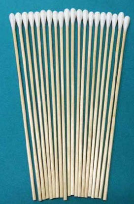 Picture of Swabstick Bioseal® Cotton Tip Wood Shaft 6 Inch Sterile 20 per Pack9620/100