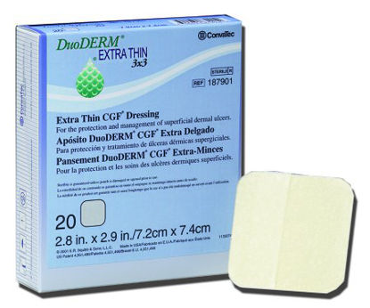 Picture of Hydrocolloid Dressing DuoDERM® Extra Thin 2 X 8 Inch Rectangle Sterile187961