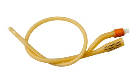 Picture of Foley Catheter Rusch Gold® 3-Way Standard Tip 30 cc Balloon 26 Fr. Silicone Coated Latex183430260