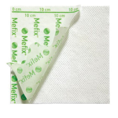 Picture of Dressing Retention Tape with Liner Mefix® Perforated Liner Nonwoven Spunlace Polyester 4 Inch X 11 Yard White NonSterile55473303