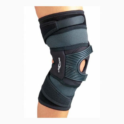 Picture of Knee Brace Tru-Pull® Advanced System Small Full Strap Closure 15-1/2 to 18-1/2 Inch Circumference Left Knee11-1293-2