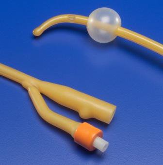 Picture of Foley Catheter Ultramer™ 2-Way Coude Tip 5 cc Balloon 12 Fr. Hydrogel Coated Latex1612C