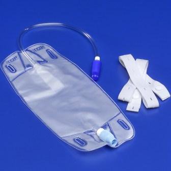 Picture of Urinary Leg Bag Uri-Drain™ Anti-Reflux Valve NonSterile 250 mL Vinyl / Flocked8884733100