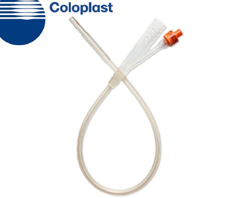 Picture of Foley Catheter Folysil® 2-Way Open Tip 3 cc Balloon 8 Fr. SiliconeAA6408