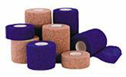 Picture of Cohesive Bandage Co-Flex®·Med 4 Inch X 5 Yard 16 lbs. Tensile Strength Self-adherent Closure Neon Pink / Blue / Purple / Light Blue / Neon Green / Red NonSterile7400CP