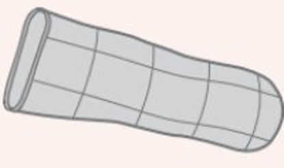 Picture of Silver Foam Dressing PolyMem® Silver 1-4/5 to 2-1/5 Inch Circumference Finger / Toe Sterile1401