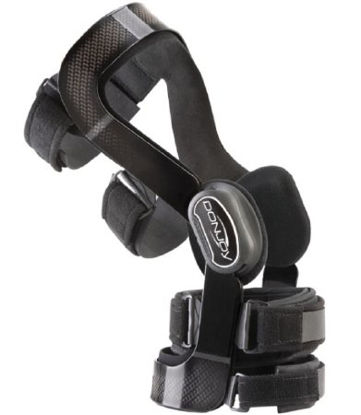 Picture of Knee Brace DonJoy® FullForce™ ACL X-Small D-Ring / Hook and Loop Strap Closure 13 to 15-1/2 Inch Thigh Circumference / 12 to 13 Inch Knee Center Circumference / 10 to 12 Inch Calf Circumference Standard Calf Length Right Knee11-0258-1