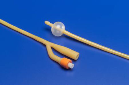 Picture of Indwelling Catheter Kit Ultramer™ 2-Way Foley 14 Fr. 5 cc Balloon Hydrogel Coated Latex1814-