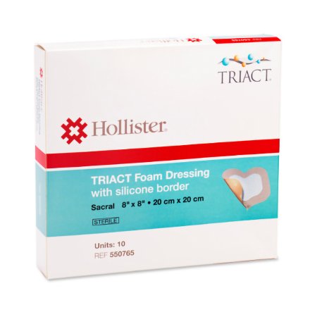 Picture of Silicone Foam Dressing TRIACT 8 X 8 Inch Square Silicone Adhesive with Border Sterile550765