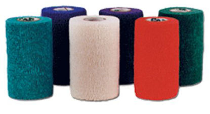 Picture of Cohesive Bandage Co-Flex®·Med 2 Inch X 5 Yard 16 lbs. Tensile Strength Self-adherent Closure Teal NonSterile7200TE