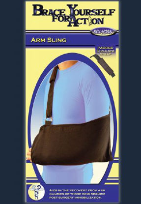 Picture of Arm Sling Brace Yourself for Action D-Ring / Hook and Loop Strap Closure One Size Fits Most99380