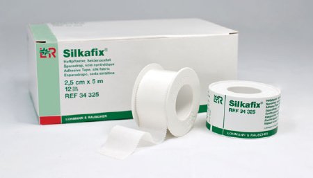 Picture of Medical Tape Silkafix® Skin Friendly Acetate 1 Inch X 5-2/5 Yard White NonSterile34325