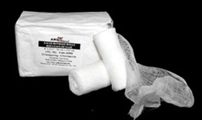 Picture of Conforming Bandage Vital-Roll Cotton 2-Ply 4 Inch X 3.6 Yard Roll Shape NonSterileA6904