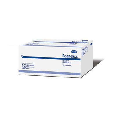 Picture of Gauze Sponge Econolux® Cotton 12-Ply 4 X 4 Inch Square NonSterile416817