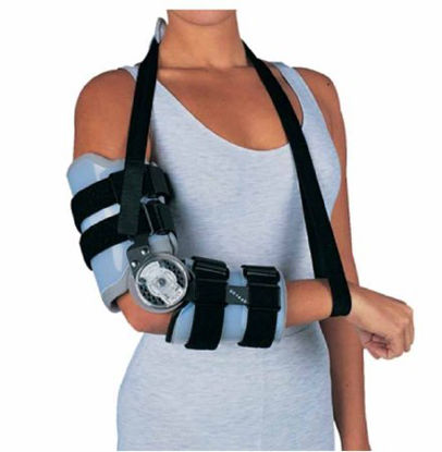 Picture of Elbow Splint Cinch-Lock™ Large Contact Closure Right Elbow Gray11-0180-4-13066
