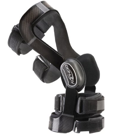 Picture of Knee Brace DonJoy® FullForce™ ACL Small D-Ring / Hook and Loop Strap Closure 15-1/2 to 18-1/2 InchThigh Circumference / 13 to 14 Inch Knee Center Circumference / 12 to 14 Inch Calf Circumference Standard Calf Length Right Knee11-0258-2