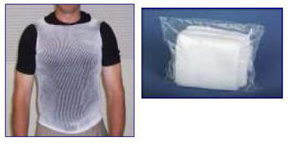 Picture of Elastic Net Retainer Dressing MT Spandage™ Pre-Cuts with Cut Outs Tubular / Pre-Cut Elastic 20 Inch Length Size 10 White Large / X-Large Chest / Abdomen / Back / EKG Monitoring NonSterileMT10-02