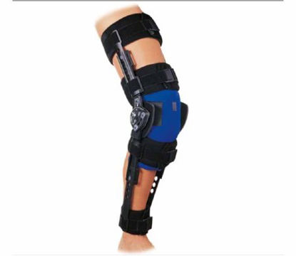 Picture of Knee Brace DonJoy® Immobile Icer® One Size Fits Most D-Ring / Hook and Loop Strap Closure Short Calf Length Left or Right Knee11-0908-0-02000