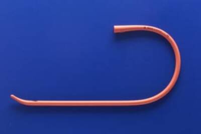 Picture of Urethral Catheter Rüsch® Robusta / Tiemann Tip Red Rubber / Aseptic 14 Fr. 16 Inch410200-000140