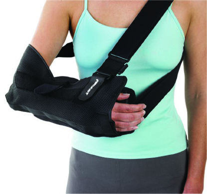 Picture of Arm Immobilizer with Abduction Pillow Aircast® Medium Mesh Fabric Back Strap / Shoulder Strap / Underarm Strap06GMA