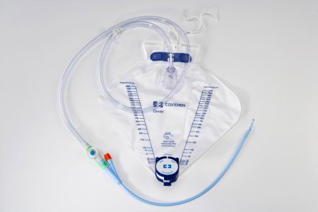 Picture of Indwelling Catheter Tray Dover™ Foley 18 Fr. 5 cc Balloon Silicone6950