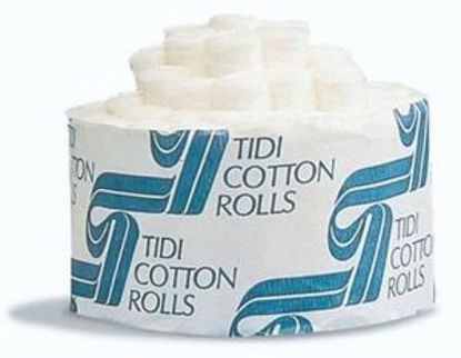 Picture of Cotton Dental Roll Tidi® Cotton 1/2 X 1-1/2 Inch Cylindrical NonSterile969123