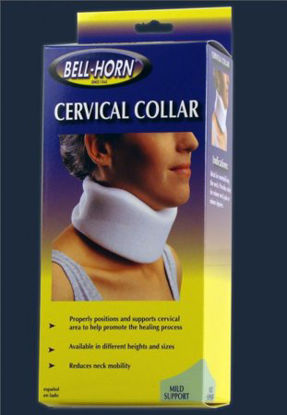 Picture of Cervical Collar Bell-Horn® Low Contoured / Medium Density Adult One Size Fits Most One-Piece 2-1/2 Inch Height 13 to 19 Inch Neck Circumference199-2.5
