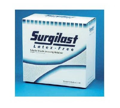 Picture of Elastic Net Retainer Dressing Surgilast® Tubular Elastic 25 Yard Size 11 White NonSterileGLLF2511