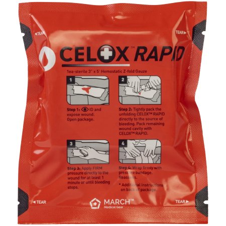 Picture of Hemostatic Gauze Dressing Celox™ Rapid Activated Chito-R Sterile30-0069
