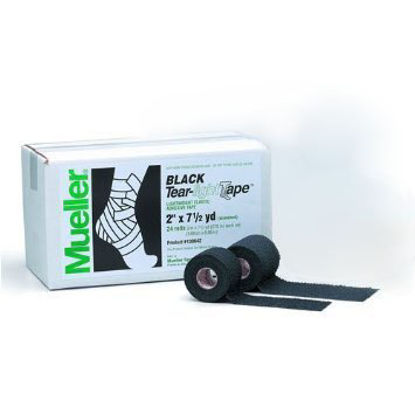 Picture of Athletic Tape Mueller® Tear-Light® Easy Tear Elastic Adhesive 2 Inch X 7-1/2 Yard Black NonSterile130642