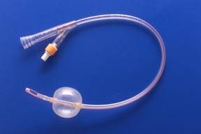 Picture of Foley Catheter Simplastic® 2-Way Standard Tip 30 cc Balloon 22 Fr. PVC662530-000220
