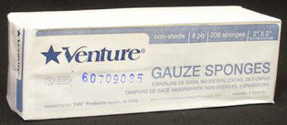 Picture of Gauze Sponge Venture™ Gauze 12-Ply 2 X 2 Inch Square NonSterile908294