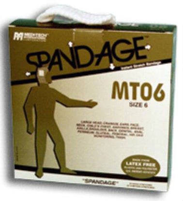 Picture of Elastic Net Retainer Dressing Spandage™ Tubular Elastic 25 Yard Size 6 White Average Large Leg / Amputations / Intravenious Arm Board NonSterileS06