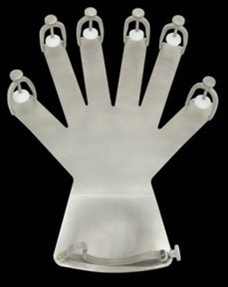 Picture of Surgical Hand Immobilizer Malleable Coated Aluminum Left or Right Hand Gray LargePM-962