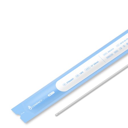 Picture of Urethral Catheter CompactCath® OneCath Straight Tip Uncoated PVC 12 Fr. 16 Inch201-1612