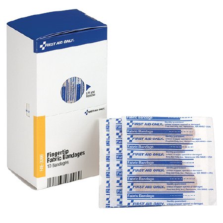 Picture of Adhesive Strip First Aid Only® 1-3/4 X 2 Inch Fabric Fingertip Tan SterileFAE-3006