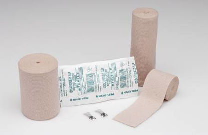 Picture of Compression Bandage Contex® 6 Inch X 5 Yard Standard Compression Clip Detached Closure Tan NonSterile54600000