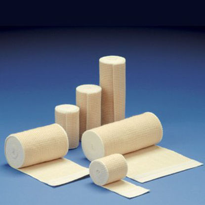 Picture of Elastic Bandage 6 Inch X 10 Yard Standard Compression Double Hook and Loop Closure Tan Sterile9710-6510