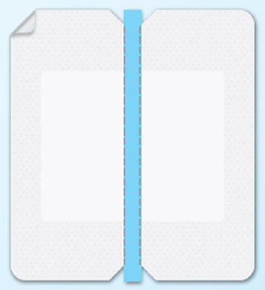 Picture of I.V. Specialty Dressing VALGuard™ Film 4 X 4-1/2 Inch Sterile67V1110