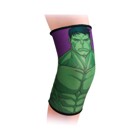 Picture of Knee Support DonJoy® Advantage Kid's Elastic Knee Featuring Marvel Pediatric Pull-On 11 to 12 Inch Knee Circumference Left or Right KneeDA161KS01-HLK-PED