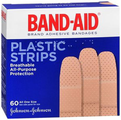 Picture of Adhesive Strip Band-Aid® 1 X 3 Inch Plastic Rectangle Tan Sterile10381370056352